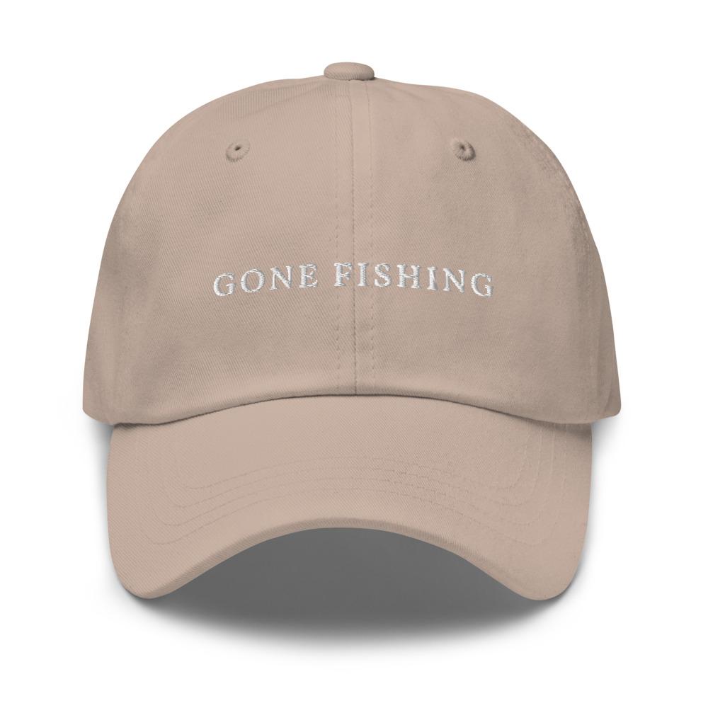 Gone Fishing Dad hat
