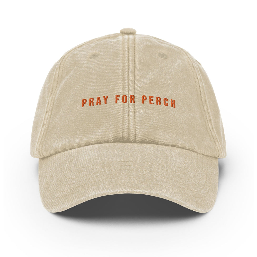 Pray For Perch Vintage hat - Oddhook